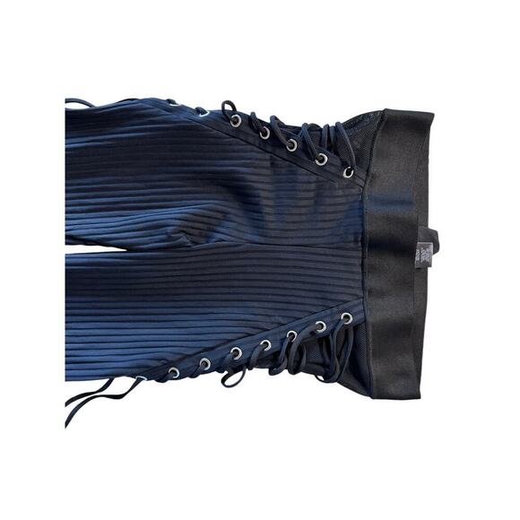 REVOLVE‎ Blue Life Fit - Tied Up Garter Leggings in Jet Black - size XS - Picture 6 of 11